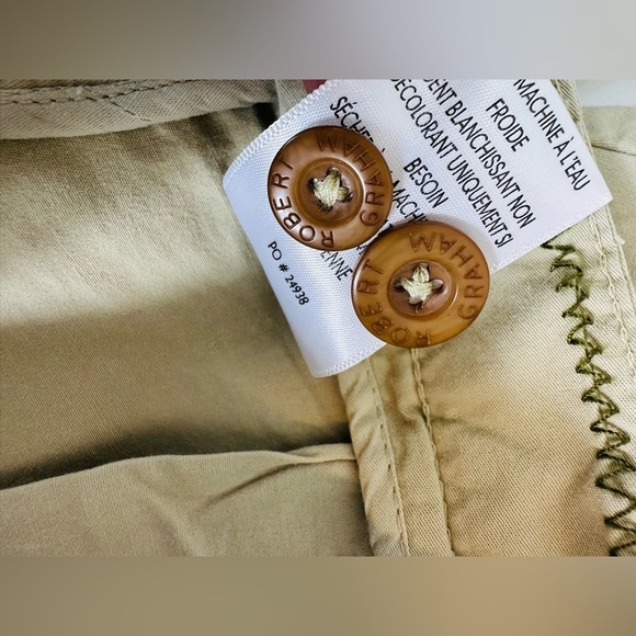 NEW! ROBERT GRAHAM MENS MARANA Shorts Khaki Size 34 NWT Chino Casual Summer - Picture 10 of 13